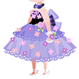 紫花禮服